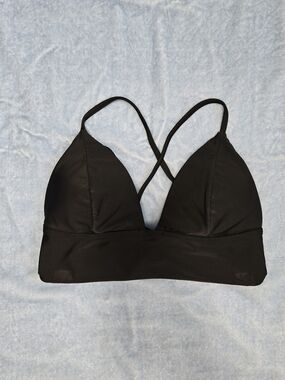 Black Crossback Swimsuit Top
